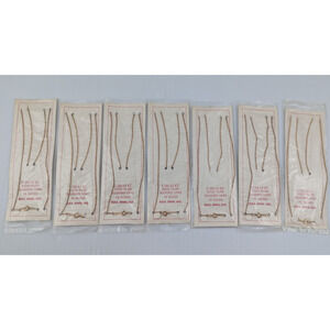 7 Elka Vintage 1/20 12KT Gold Filled 18" Chain New Old Stock Soldered Links Set
